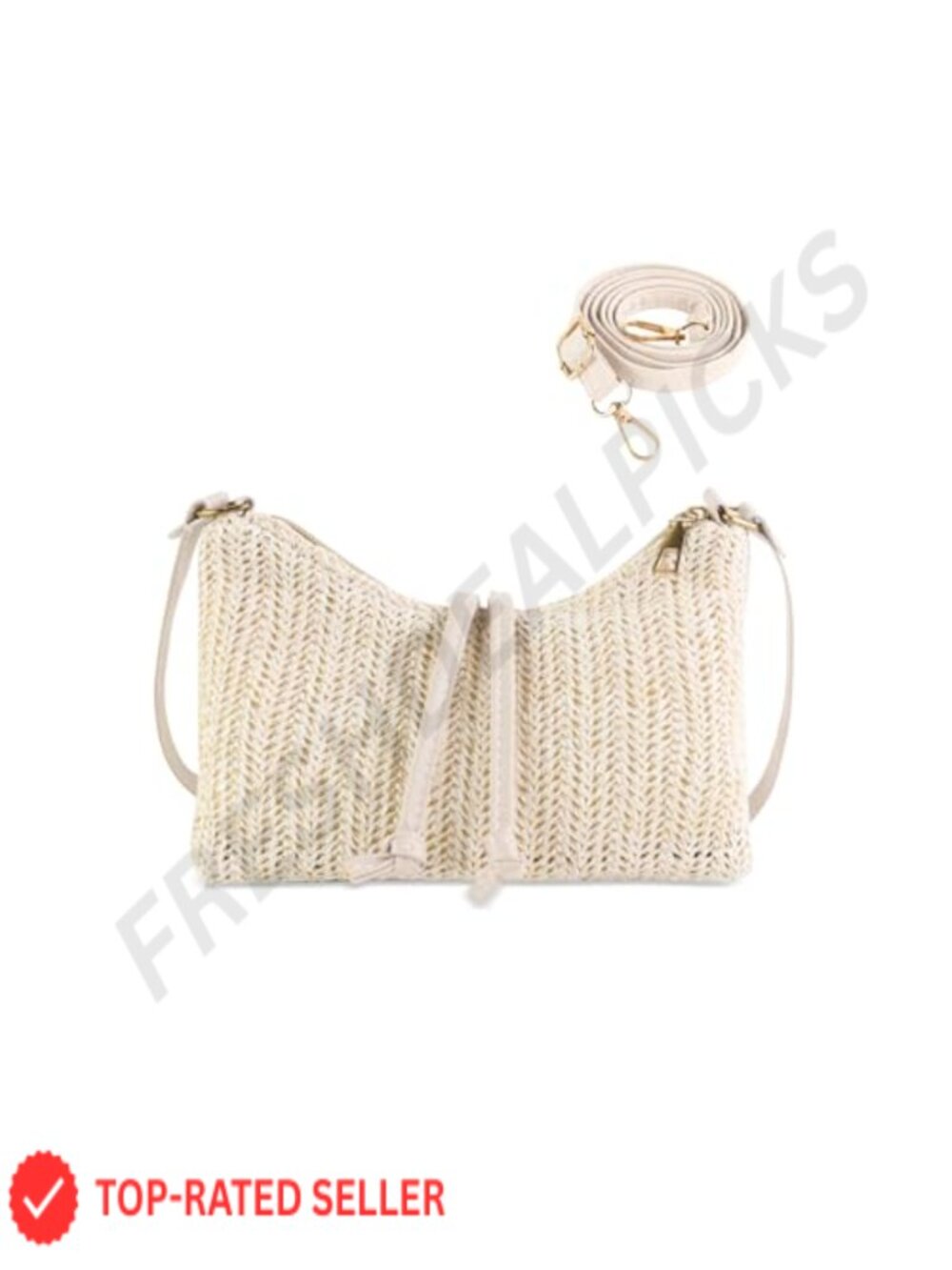 Straw Purse Woven Shoulder Bag Boho Beach Crossbody Summer Handbag